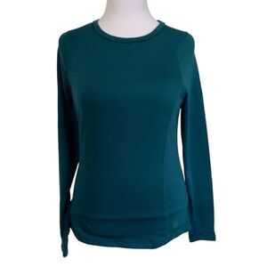 Spyder Active Shirt Stretch Fleece Lined Long Sleeve Running Women's Size Medium